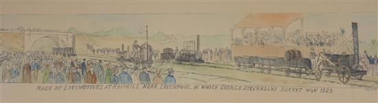 After P H Reynolds Early English Railways 6 x 27in.